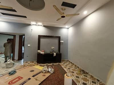 10 Marla Lower Portion Available for rent Gas available, water tank Electricity Septate