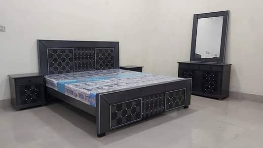 Double bed / bed set / wooden bed / bed / Furniture / King size bed