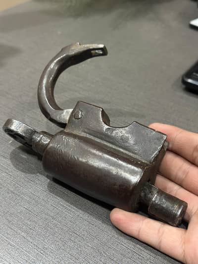 Original Antique Dual Key Iron Lock | 150 to 200 years old