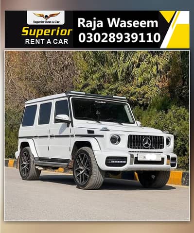 luxury car for rent/rent a car islamabad/g wagon,amg,mercedes for rent