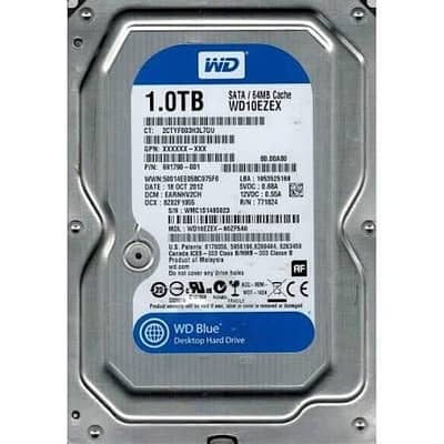 1TB Hard Drive for Sale – Excellent