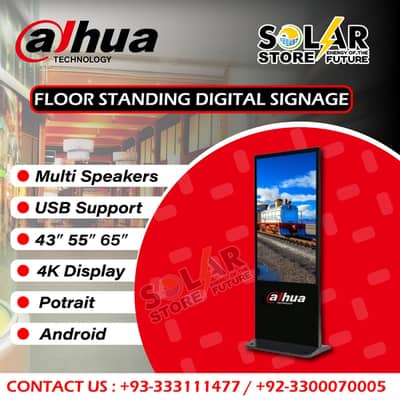 Dahua  Floor Standing Digital Signage   Multi Speakers  USB Support