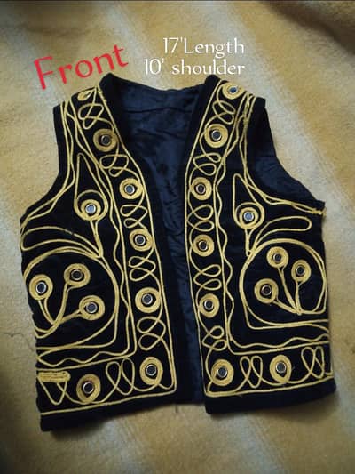 black velvet waistcoat