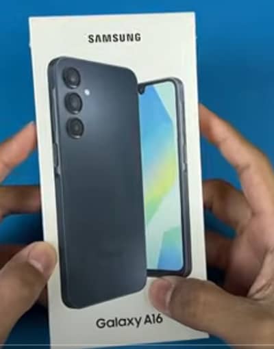 Samsung Galaxy A16 New Dabba Pack | 6GB RAM 128GB Storage