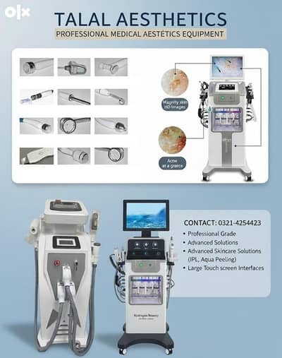 Hydra facial machines available with Training