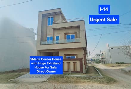 I14 Owner selling this 5marla House Extraland Corner House