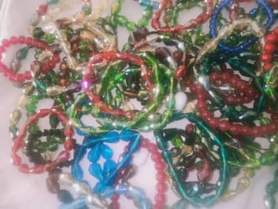 (bracelets made by crystals)  50 each  bracelet