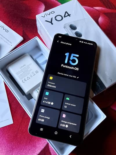 Vivo y04 New Mobile 10.10 Condition