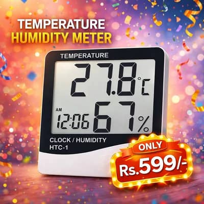 Original HTC-1 Temperature Humidity Meter In Pakistan