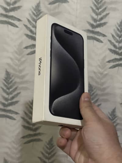 iPhone 15 Pro Max Black 256GB (Phy + E)