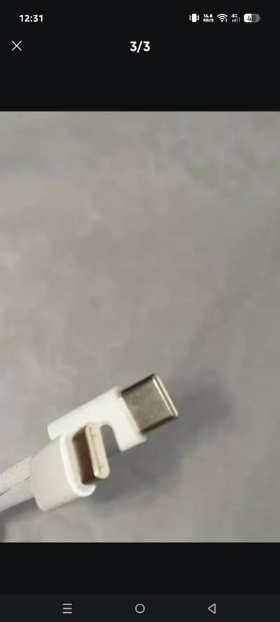 iphone 100% original cable type C to C