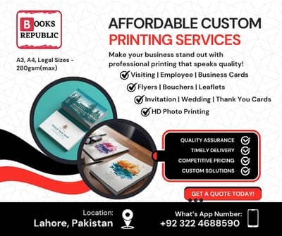 Complete Printing Services: Photos, Cards, Albums, Brochures & More