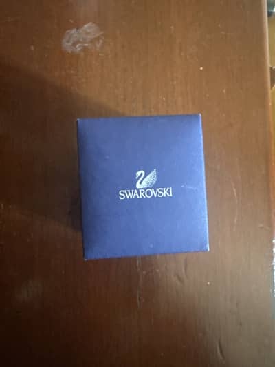 Swarovski chic ring red to orange