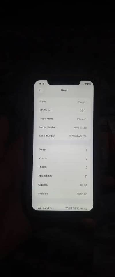 iPhone 11 factory unlock 64gb battery 100 all original urgent sale