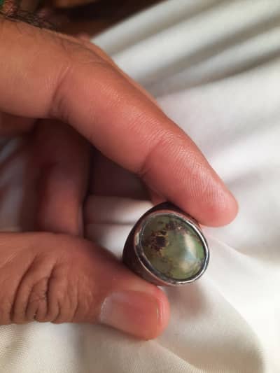 Hussain Faroza orignal Sajri  Chandi Ring