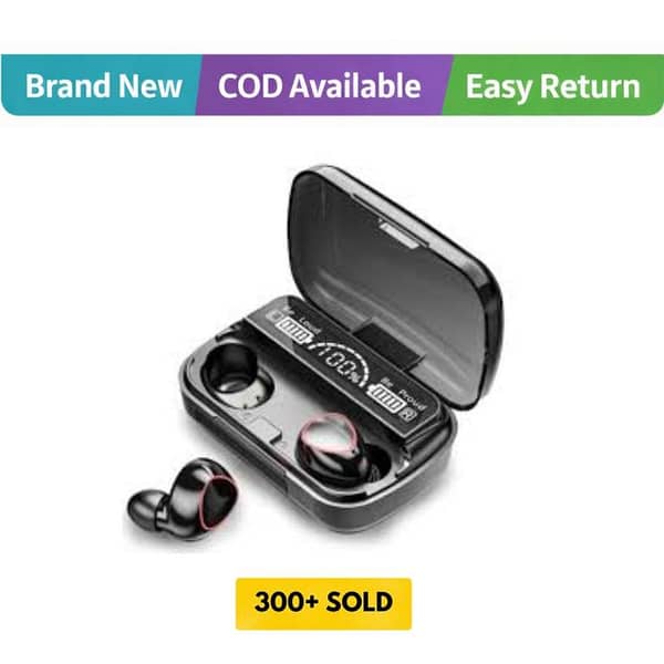 Box Pack M10 Earbuds Wireless Headphones for all Mobiles