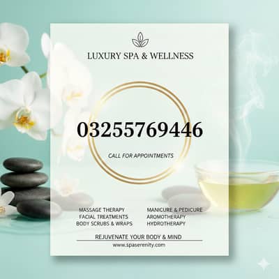 Spa,Services- Spa Center & Saloon - Spa Therapy Available
