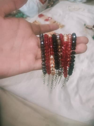 bracelets made by crystals