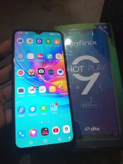 lnfinix hot9 Play mobile RAM 32,/32. GB