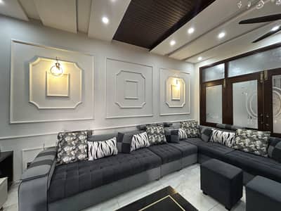 12 seater L shape sofa with 4 stools