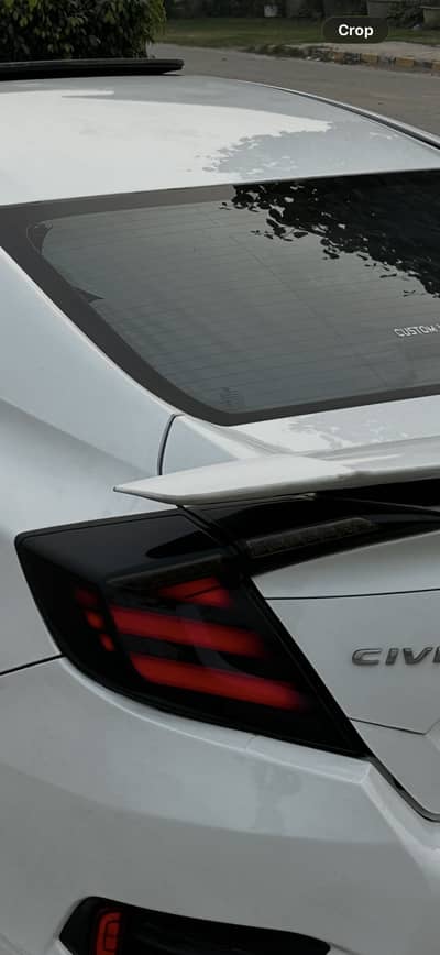 Civic X Mugen Style Back Lights Smoke