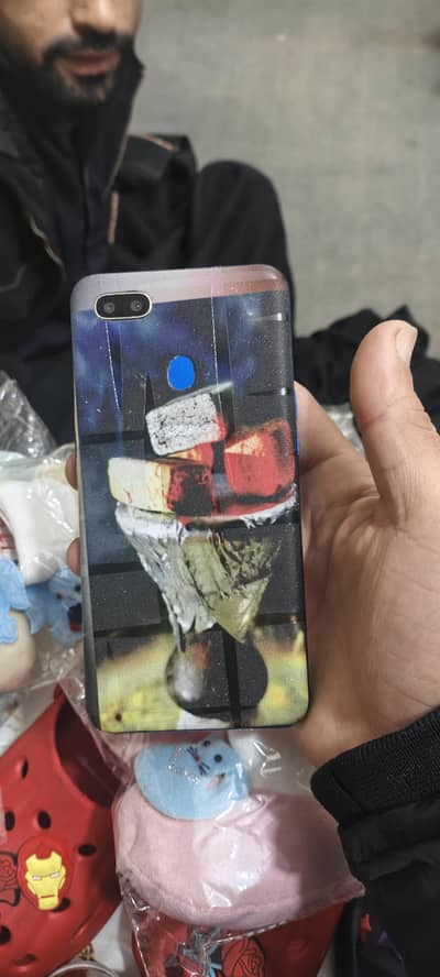 oppo A5s with accessories