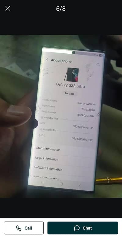 I am selling S22 ultra panel