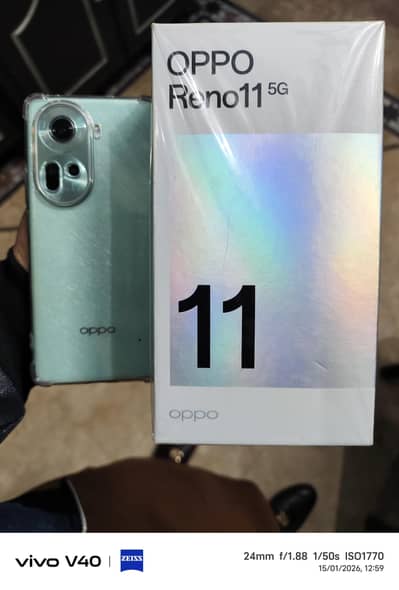 OPPO Reno 11F 5G with box charger
