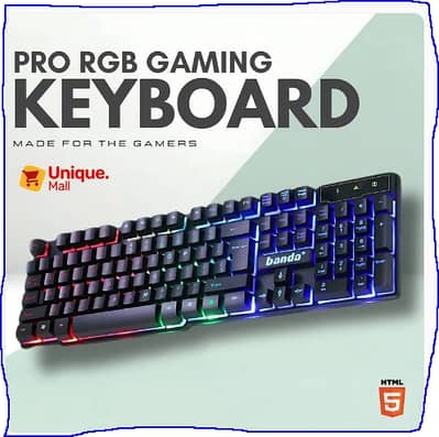 RGB Gaming Keyboard ! Home Delivery Avalible ! All Pakistan Avalible!
