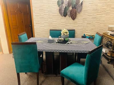 Dining table set/ Dining table and chairs/ 6 chairs set /wooden dining