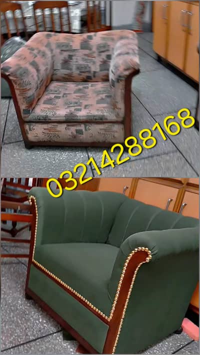 sofa repair/ fabric change/ sofa for sale / sofa poshish/seat repair