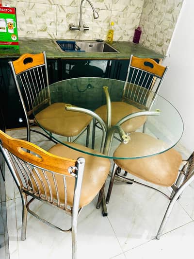 dining table with 4 chairs