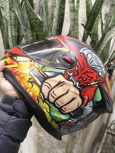 ID Spartan S11 Helmet with extra visor