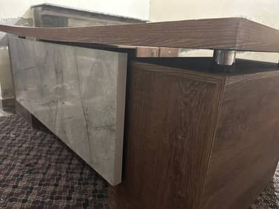 Executive Office Table with Drawers – Solid Wood | Excellent Condition