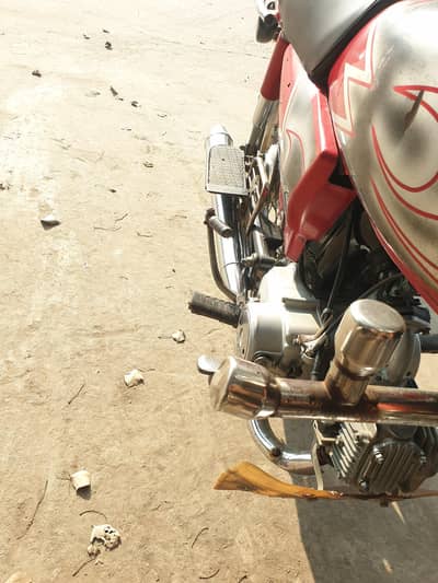 Honda CD 70 2019 modal. red colour with  complete documents