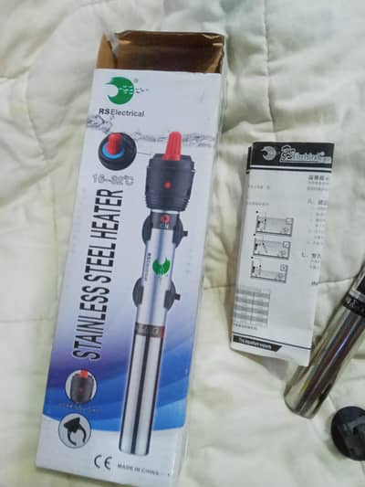 as good as new  steel body heater 50 w .