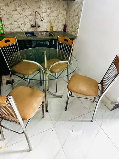 dinning with 4 chairs 19500.       contact: 0320 1406188