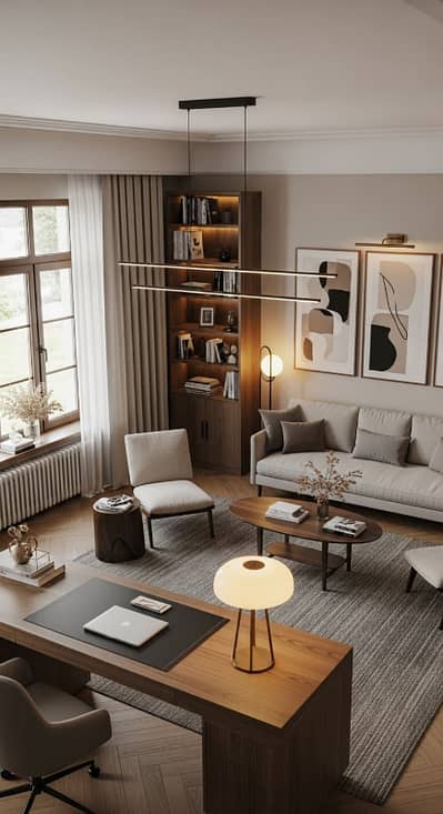 1000 Yards Modern Office / Commercial Use Bungalow At Walking Distance From Shahrah-e-Faisal Having Carpeted Space Of 12000 Sqft Located In Block 6 PECHS | House For Rent