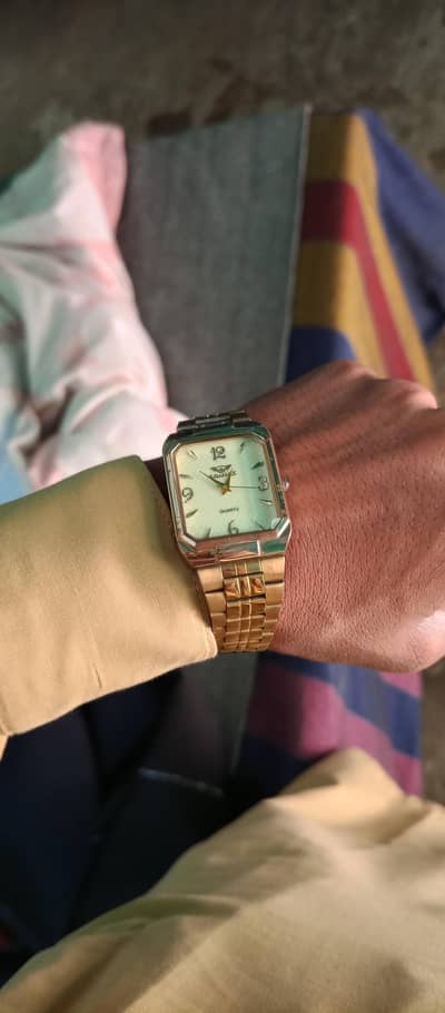 ABIMAX Gold "Tank" Style Watch