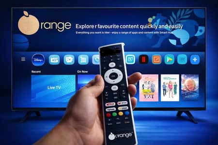 Orange 32 inches Bezel Less Smart TV  2 + 1  Warranty