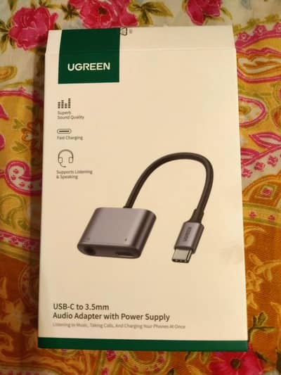 UGREEN 60164 USB type C to Headphone jack and PD Adapter