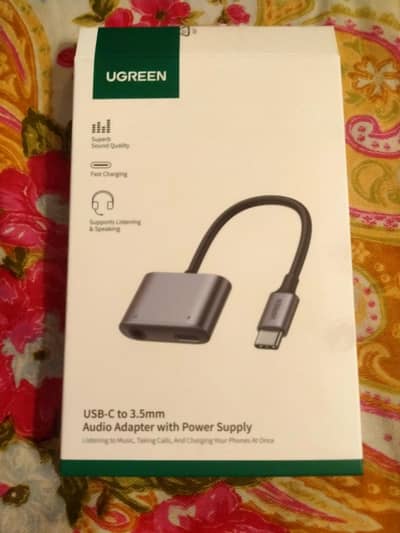 UGREEN 60164 USB type C to Headphone jack and PD Adapter / Splitter