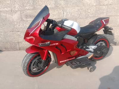 kids sports bike dual motor brand new condition