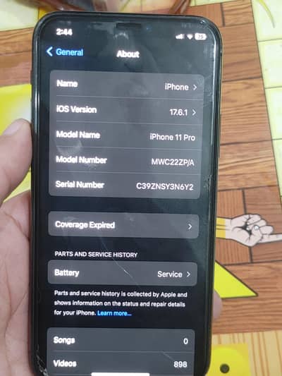 iphone 11 pro official pta approved. 64 gb