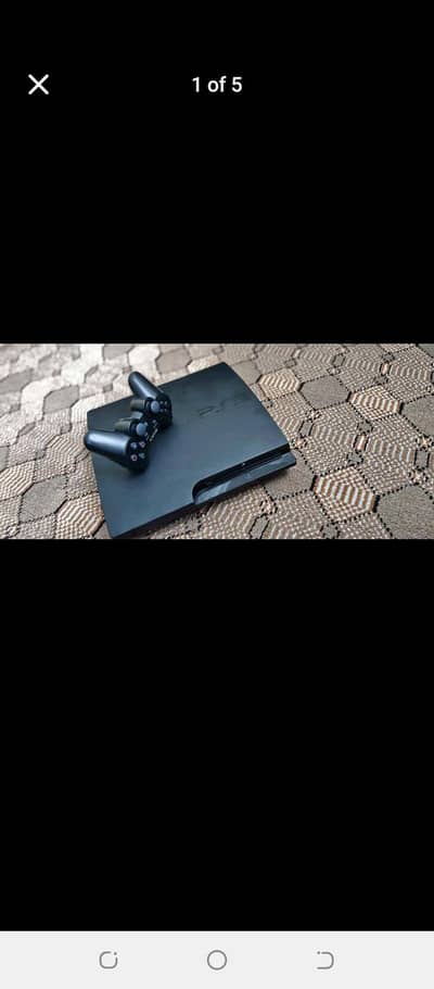 PlayStation 3 jailbreak 160gb with 2 controller and 5 games installed