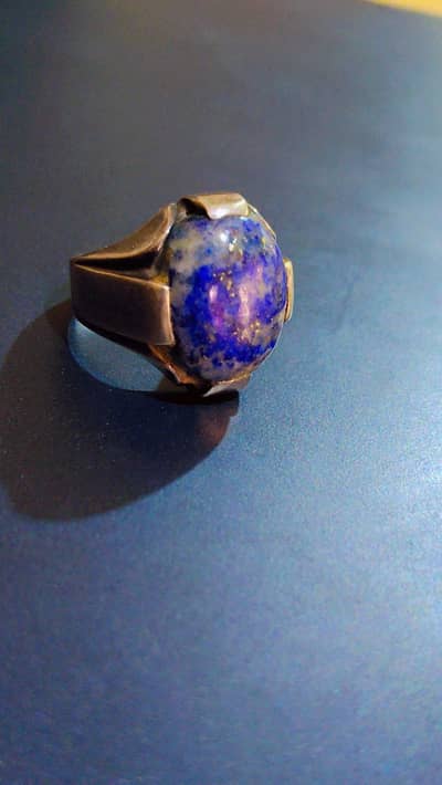 lapis lazuli silver ring