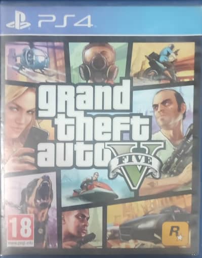4 PS4 games  (GTA V , SPIDER MAN , MK, FIFA ) - Excellent condition