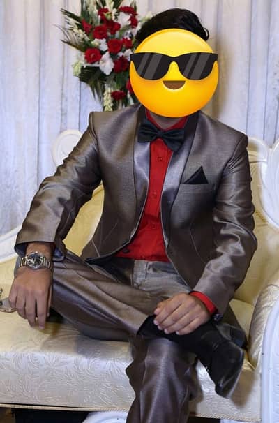 Terry rayon coat suit