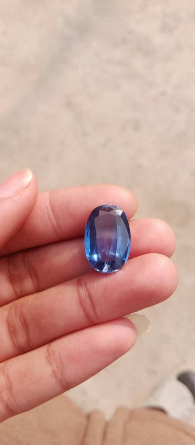 20 Carat Blue Sapphire Neelam – Beautiful Color .