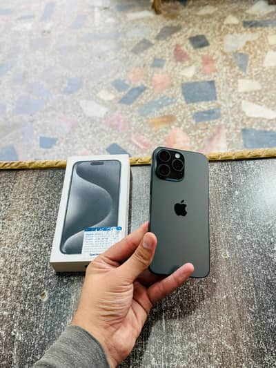 iphone 15 Pro Max with Box 92 Health Brand New Condition Genuine WP